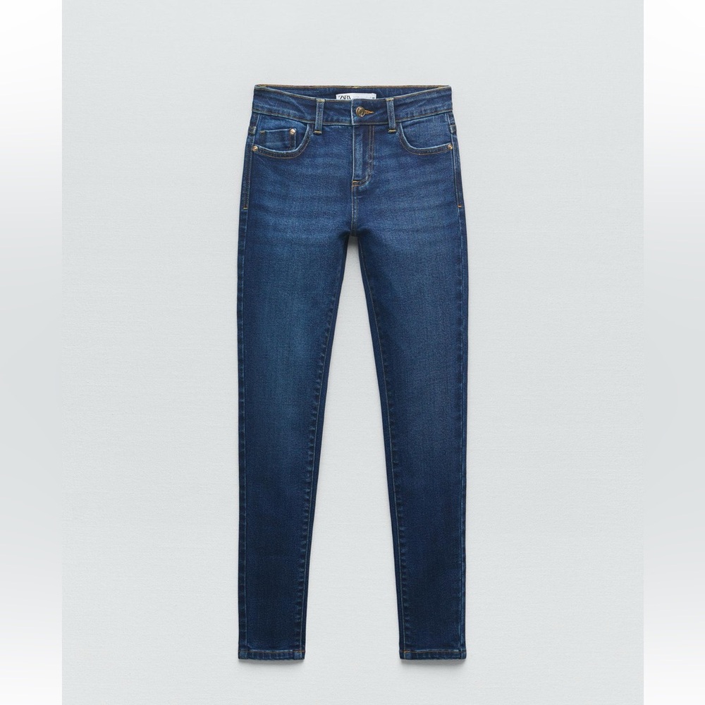 Zara Z1975 Mid-Rise Skinny Jeans